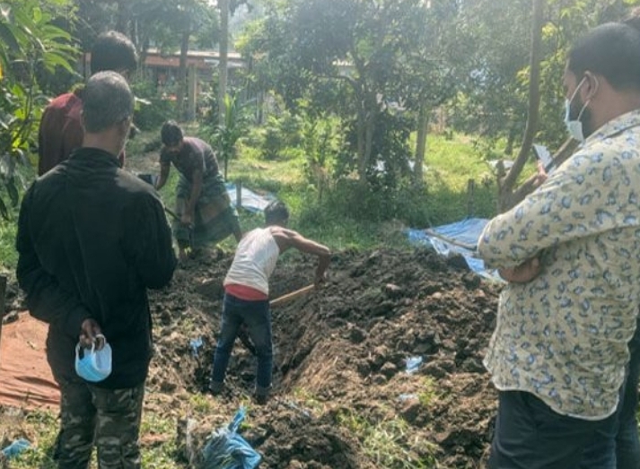 আন্দোলনে গৃহবধূ সুমাইয়ার লাশ ৪ মাস পর কবর থেকে উত্তোলন 