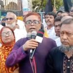 শহরে শহীদদের স্মরণে মহানগর বিএনপির মৌন মিছিল