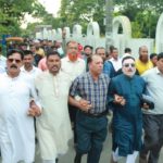 ধামগড়ে মাসুদুজ্জামান মাসুদের পক্ষে গণসংযোগ ও লিফলেট বিতরণ 