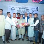 সাংসদ আবুল কালাম'কে ফুলেল শুভেচছা জানালেন মৎসজীবী দলের নেতা মিজানুর রহমান