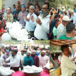 মাসুদুজ্জামানের উদ্যােগে দ্বিতীয় দিনে বন্দরে এক হাজার অসহায় মানুষের পাশে গরুর মাংস বিতরণ 