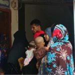 হামের টিকা দিতে স্বাস্থ্যকেন্দ্রে শিশুদের নিয়ে অভিভাবকদের ভীড়