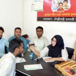 চৌধুরীবাড়ী ব্যবসায়ী এসোসিয়েশনের উদ্যোগে বিনামূল্যে চক্ষু চিকিৎসা