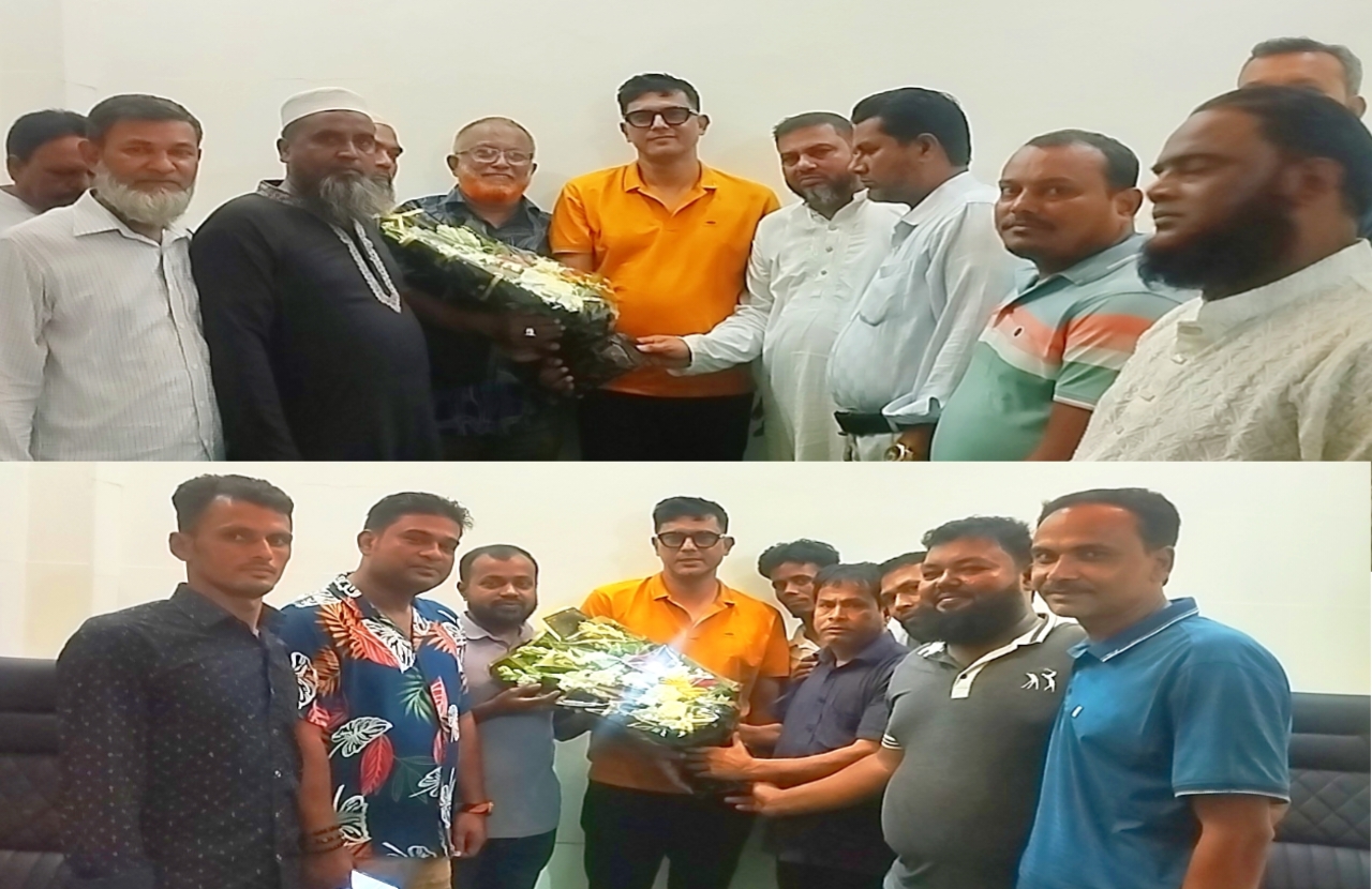 এনডিএ- চেয়ারম্যানকে নাসিক ৮ নং ওয়ার্ড বিএনপির সভাপতি ডি এইচ বাবুল ও সাধারণ সম্পাদক জাহাঙ্গীর হোসেন স্বাধীন ও অঙ্গ সংগঠনের ফুলেল শুভেচছা 