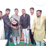 এনডিএ চেয়ারম্যান রাজীব এর জম্মদিনে মহানগর যুবদলের আহবায়ক সদস্য আবুল বাসার বাদশা ও অনি'র শুভেচ্ছা বিনিময়