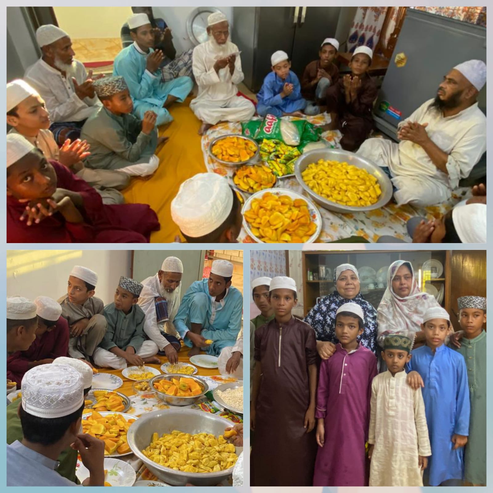 ডলি-ঝর্নার যৌথ উদ্যোগে মাদরাসার হাফেজ ও এতিম শিশুদের নিয়ে ফল উৎসব অনুষ্ঠিত