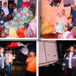 টানা বৃষ্টিতে রেইনকোট পরে ঝুঁকিপূর্ণ পাহাড়ি এলাকায় খাবার নিয়ে আশ্রয়কেন্দ্রে মানবিক ডিসি জাহিদ