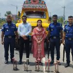 নারায়ণগঞ্জে শব্দ দূষণের বিরুদ্ধে অভিযান, ৫ যানবাহনকে জরিমানা