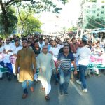 পরিকল্পিত সন্ত্রাসের অভিযোগে নারায়ণগঞ্জে তিন সংগঠনের বিক্ষোভ