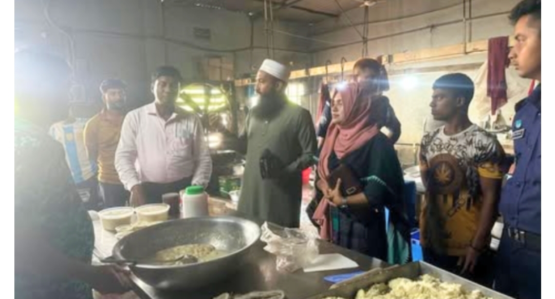 ফতুল্লায় অনিবন্ধিতভাবে খাদ্য উৎপাদন-বিক্রি, প্রতিষ্ঠানকে ২ লাখ টাকা জরিমানা